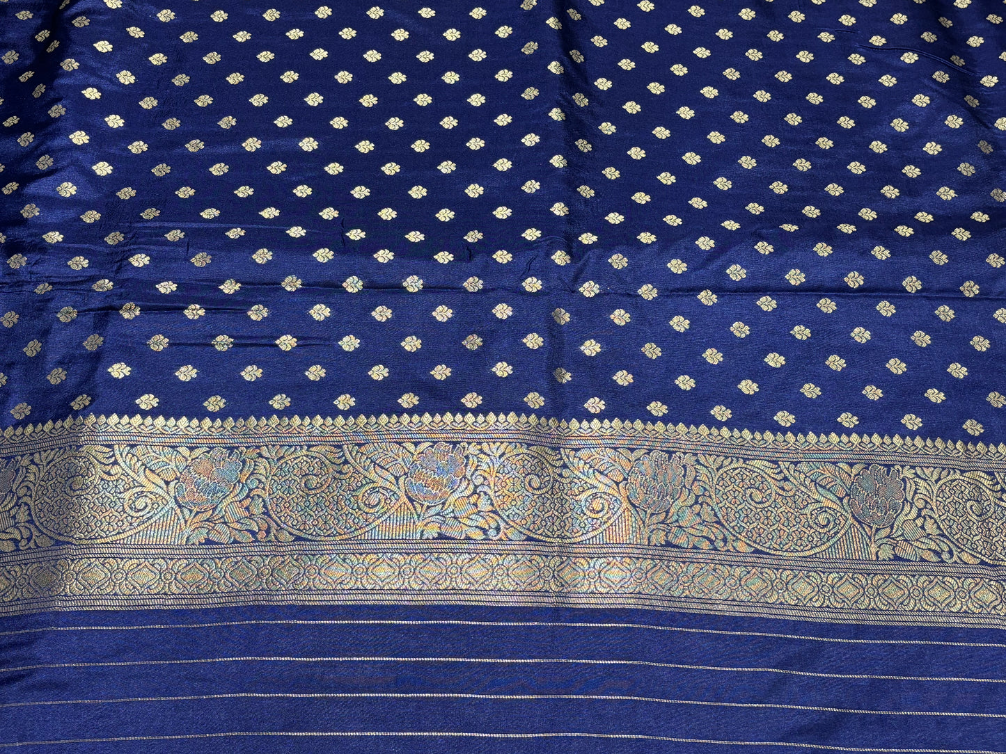 NAVYBLUE DOLA SILK SAREE