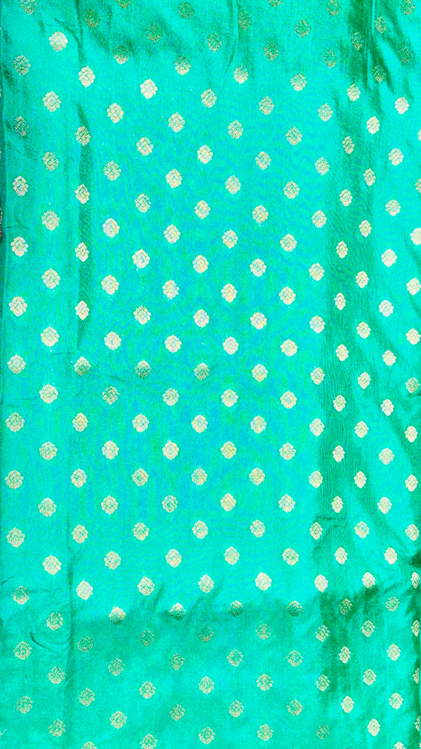 SEA GREEN DOLA SILK SAREE