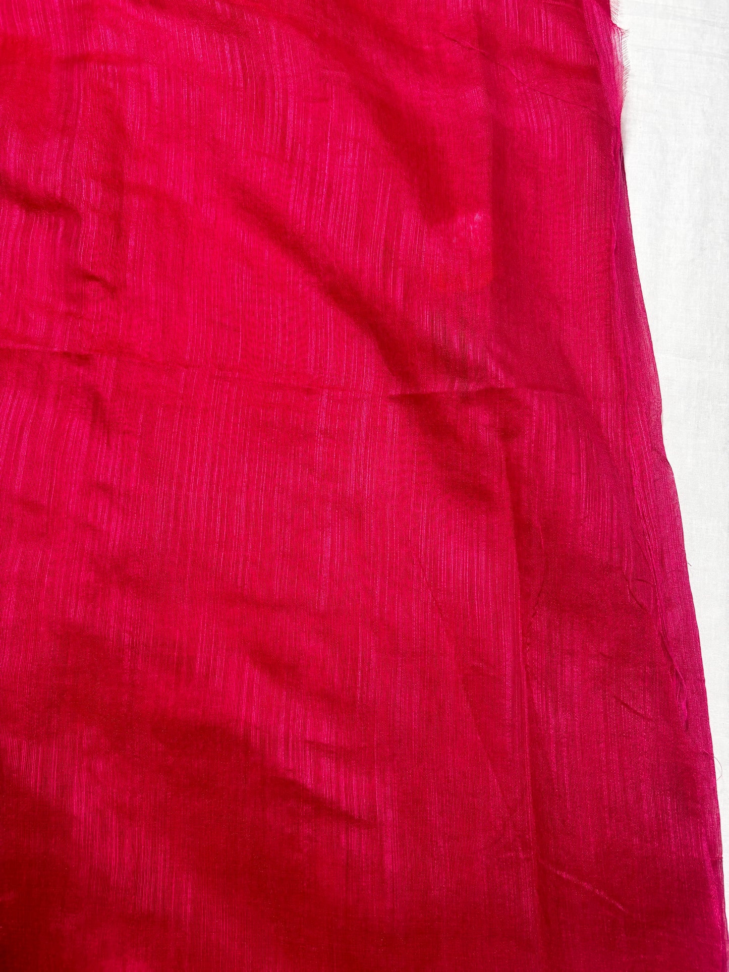 PINK COTTON PRINTED SAREE