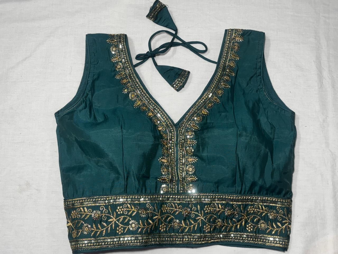 BROWN,GREEN HEAVY PURE ROMAN SILK